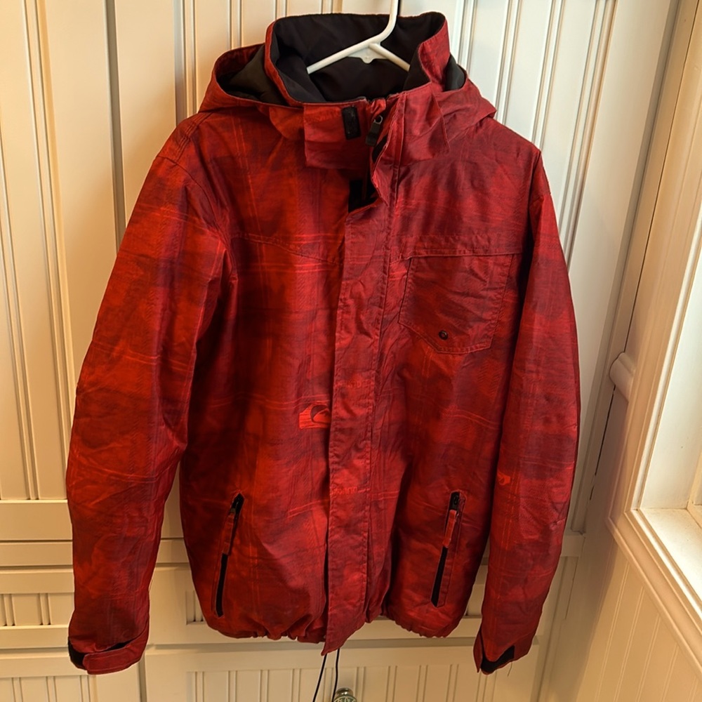 Men’s Quicksilver XS Ski Jacket. Red. Dry Flight Technology.